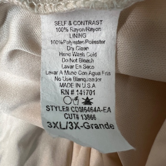 143 Story by Lineup Puff Sleeve Dress Womens 3XL Garden Cottagecore Patchwork - Picture 12 of 13